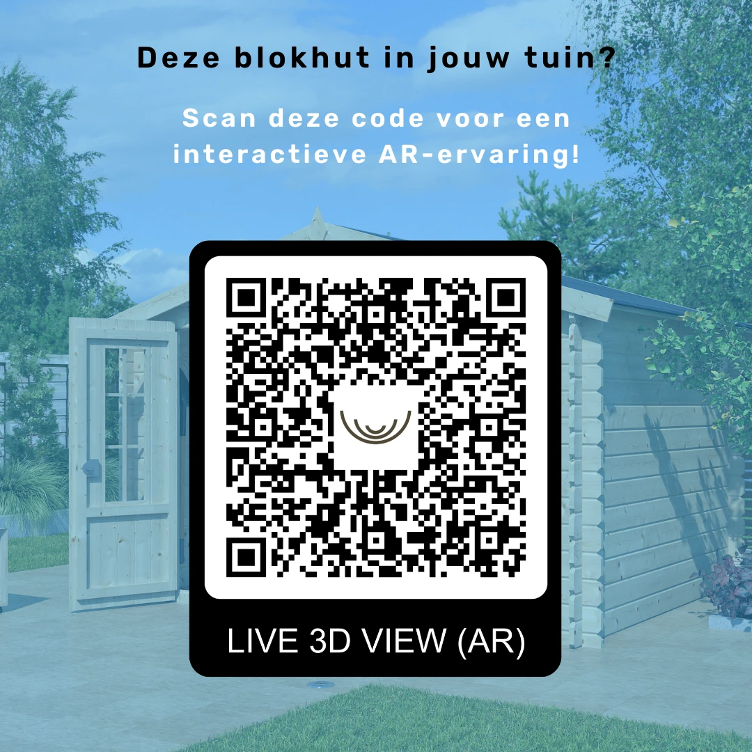 Woodlands Blokhut Modern met Dakisolatie 505 x 295 cm - Afbeelding 9